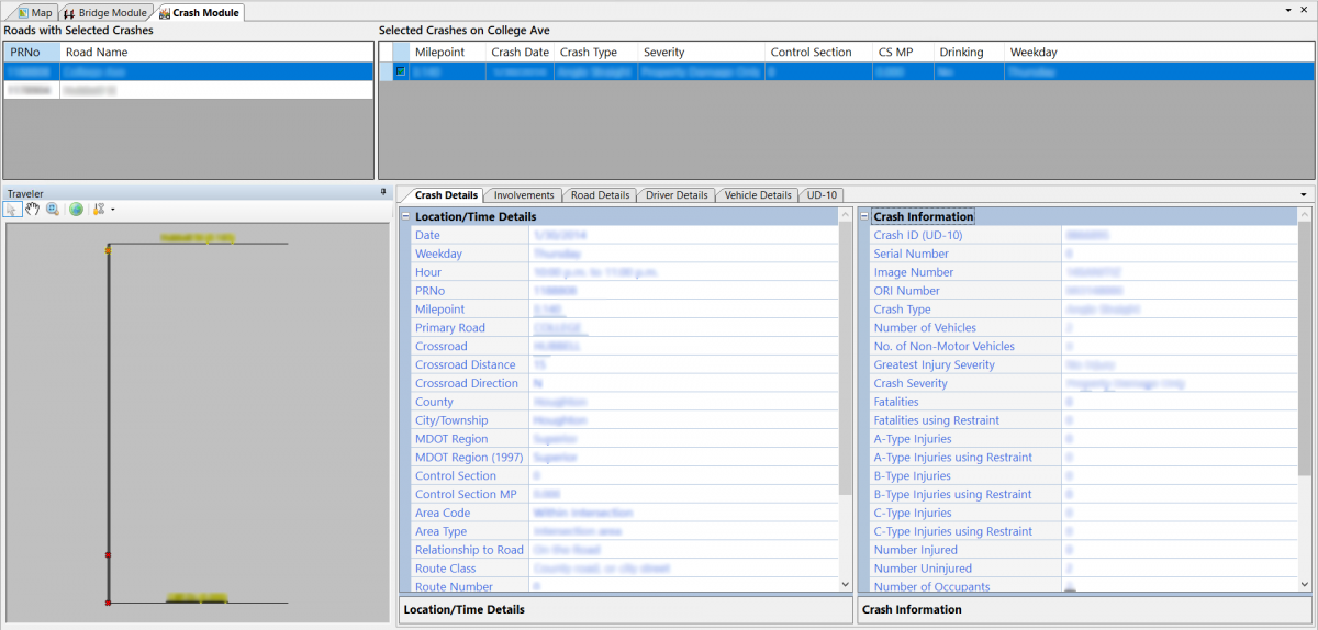 The Crash Module allows you to manage detailed information regarding crashes that occur on your roads.